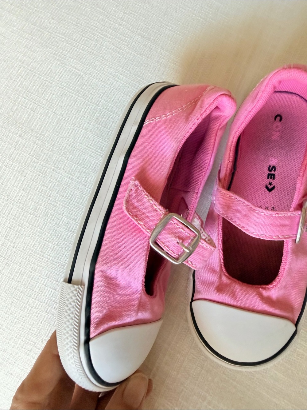 Converse Dainty Mary Jane Pink CTAS toddler size 9 - Picture 7 of 9